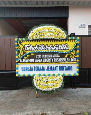 Papan Bunga Duka di Jatiroke